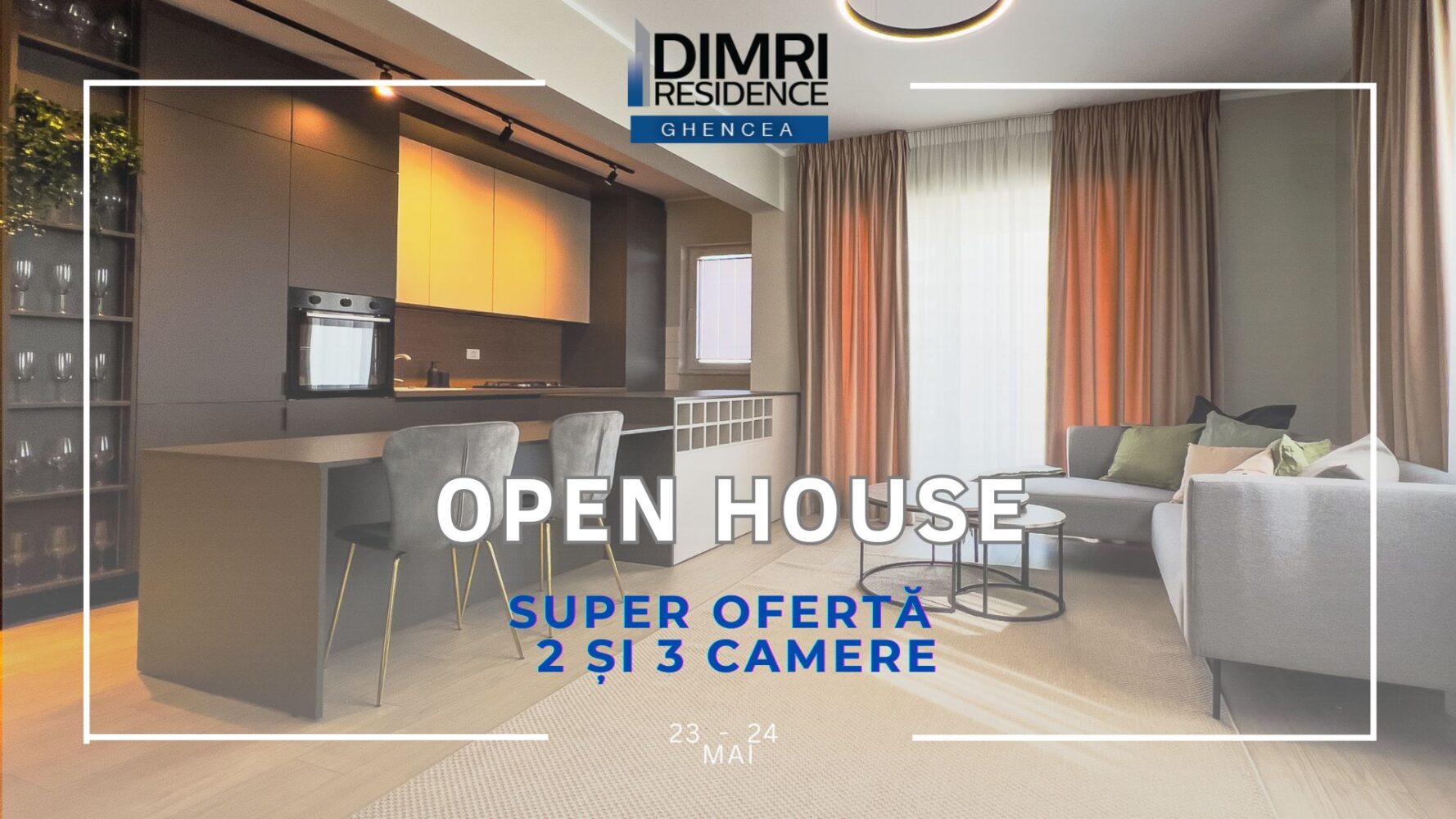 Open House Dimri Residence – ofertă pentru apartamente cu 2 și 3 camere. Bonus: Tombolă