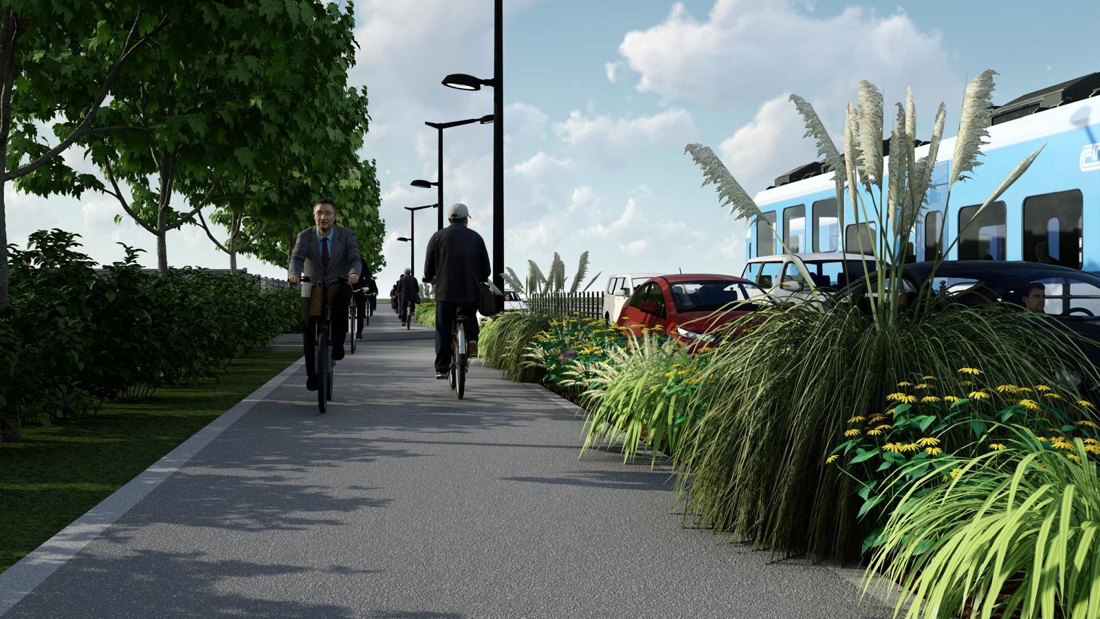 Alei pietonale moderne - Prelungirea Ghencea - infrastructură nouă 